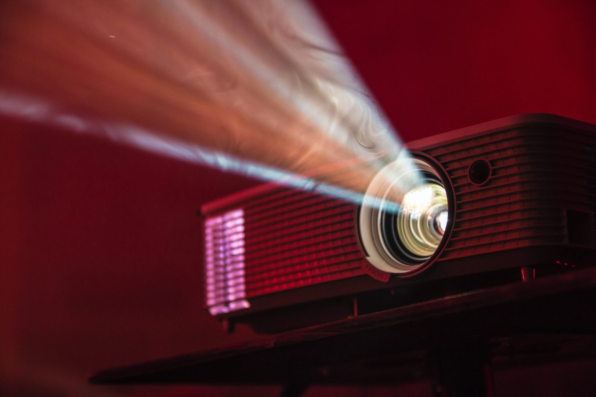 video projector rays